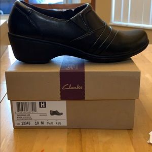 Women's Clark's Channing Kim black new in box